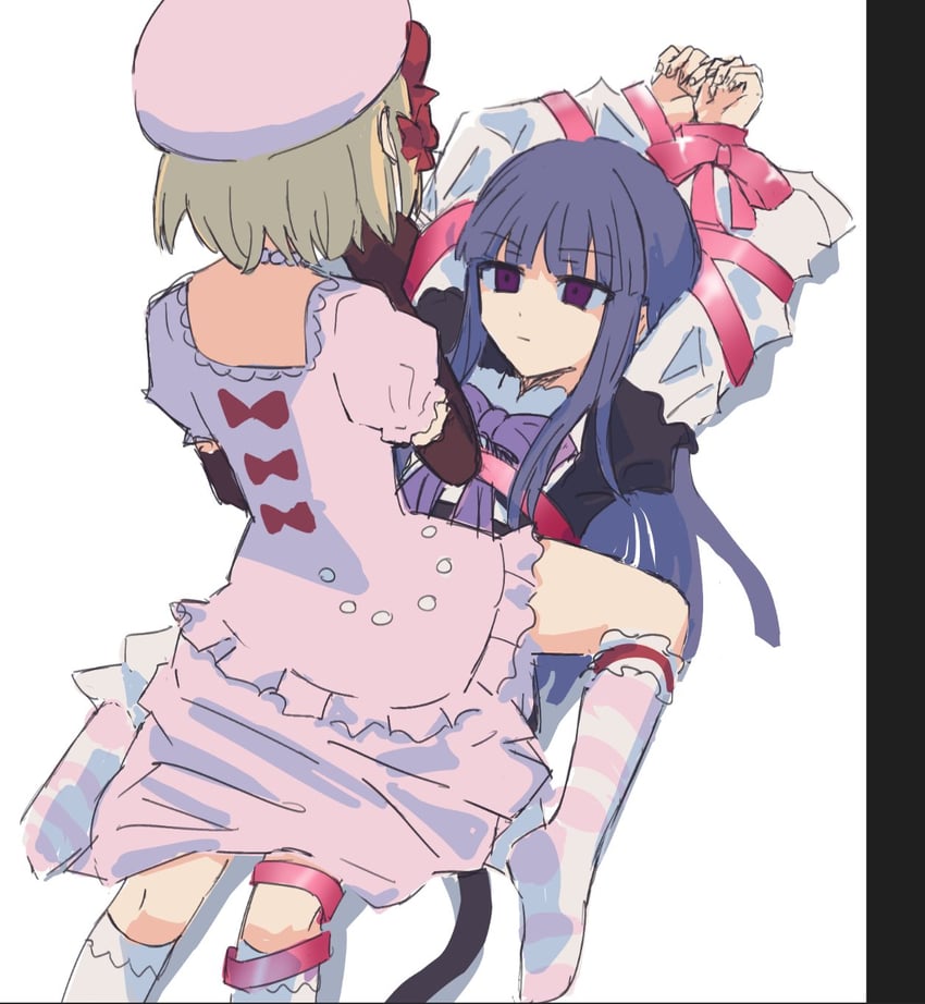 frederica bernkastel and lambdadelta (umineko no naku koro ni) drawn by rskrkr