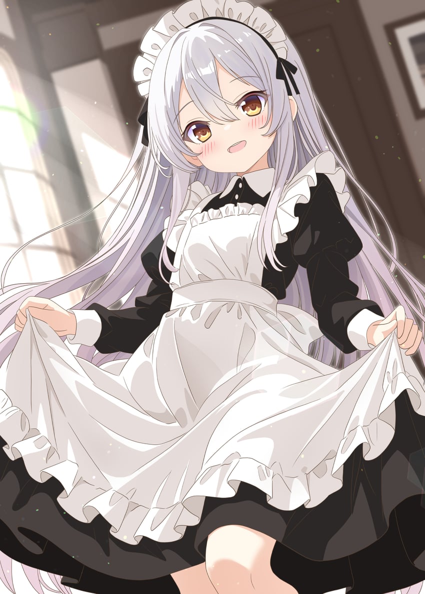 silver-haired girl (original) drawn by aruka_(alka_p1)