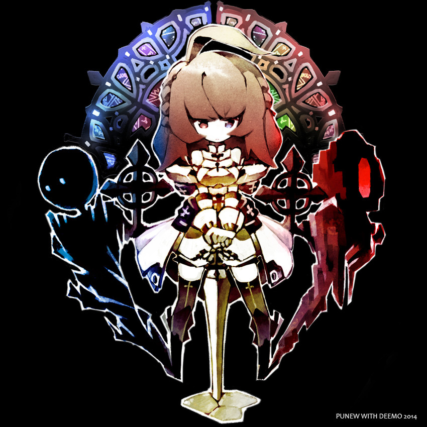 alice and deemo (deemo and 1 more) drawn by punew