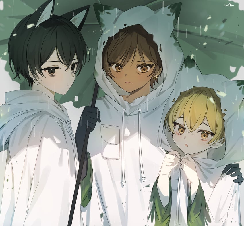 sinclair, yi sang, and outis (project moon and 1 more) drawn by love_mintchoco