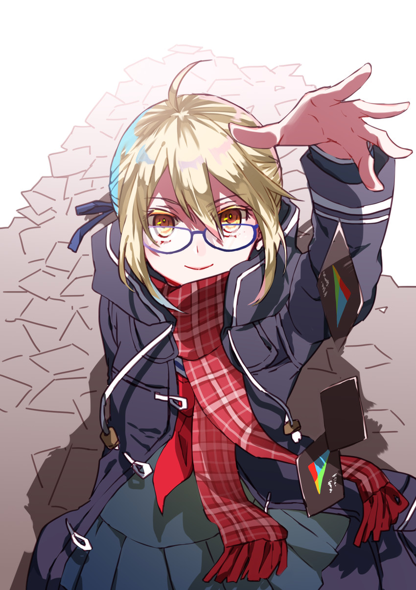 artoria pendragon and mysterious heroine x alter (fate and 2 more) drawn by kyouna