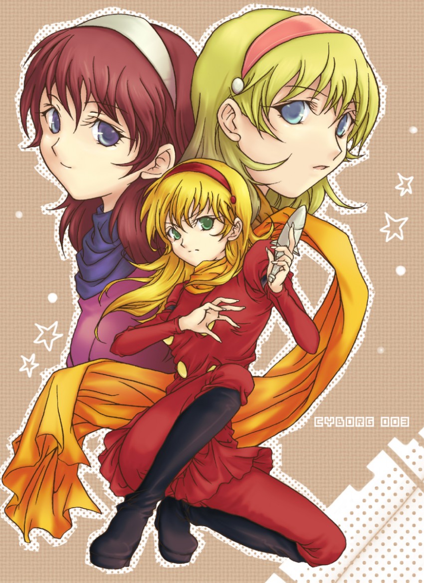 francoise arnoul (cyborg 009) drawn by yamo_(sky2world)