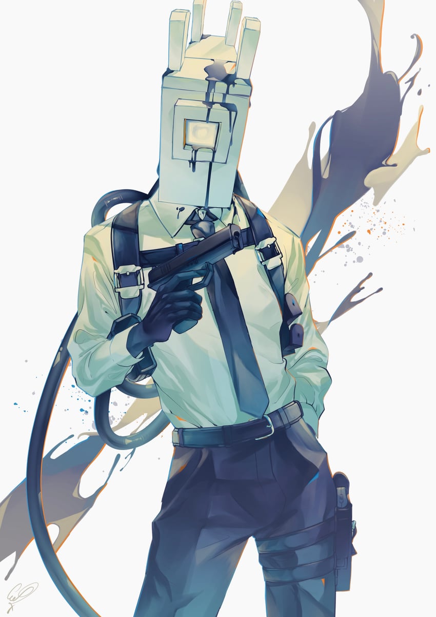 the projectionist (bendy and the ink machine) drawn by cuso4_suiwabutu