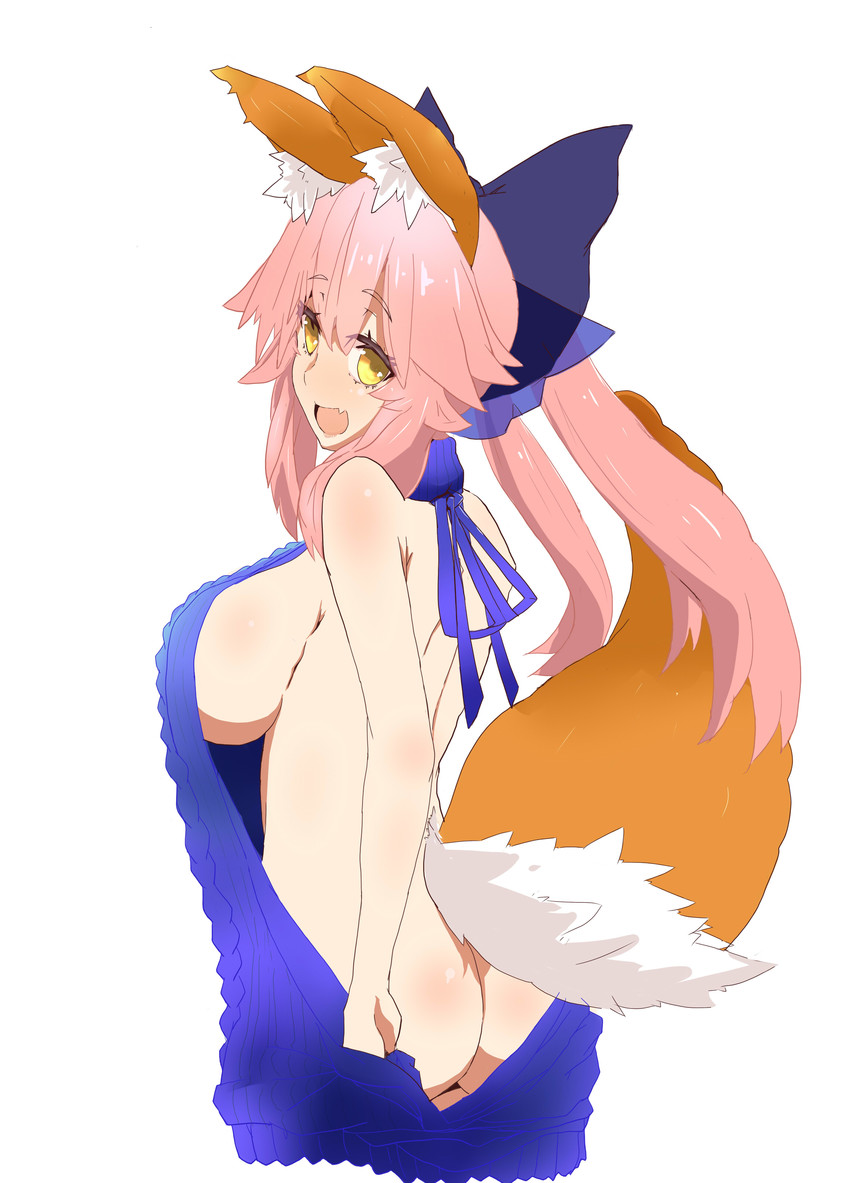 tamamo and tamamo no mae (fate and 2 more) drawn by dango2ko