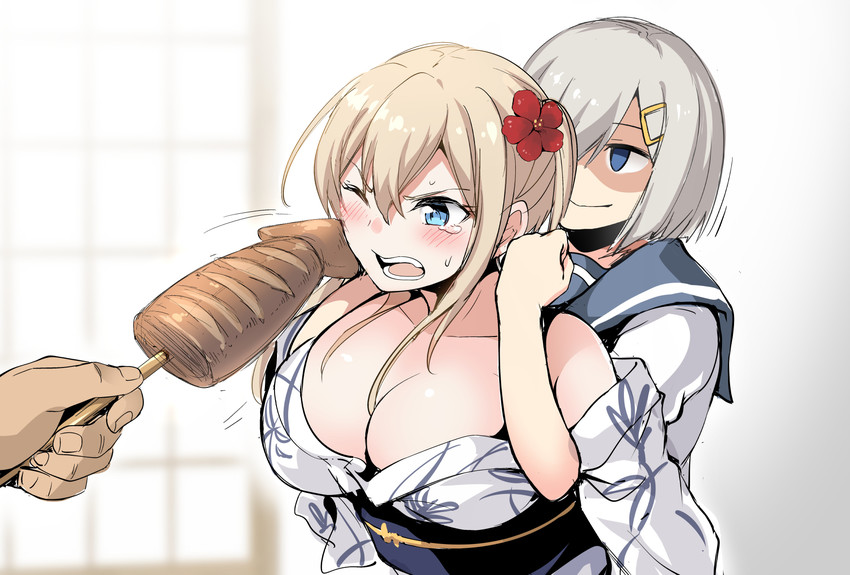 hamakaze and graf zeppelin (kantai collection) drawn by ijima_yuu
