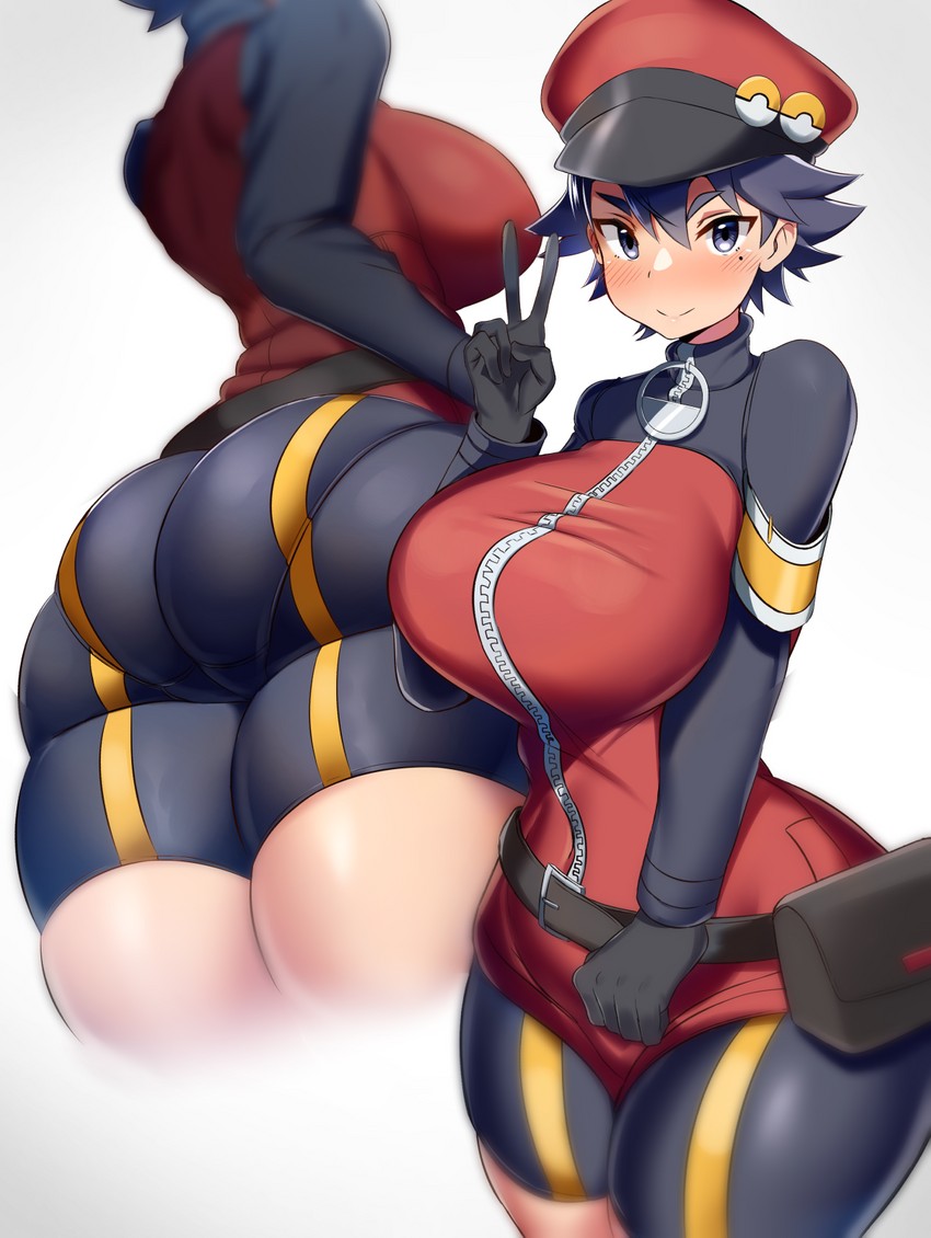 pokemon ranger (pokemon and 1 more) drawn by tsukunendo