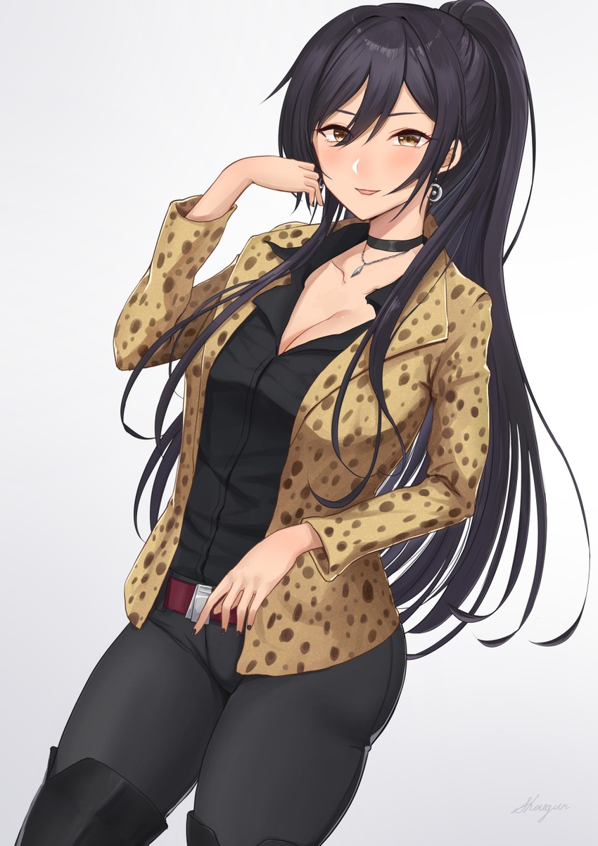 shirase sakuya (idolmaster and 1 more) drawn by shougun_(chuckni1)