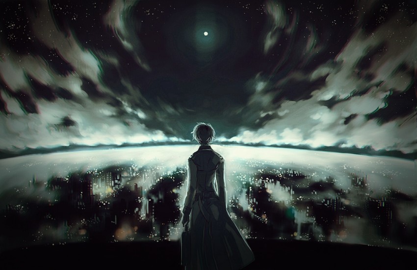 kaneki ken and sasaki haise (tokyo ghoul and 1 more) drawn by koujima_shikasa
