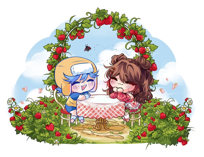 emirichu and daidus (real life) drawn by oniimely