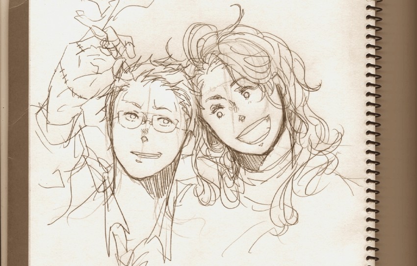 noi and shin (dorohedoro) drawn by yako_(inukawa)