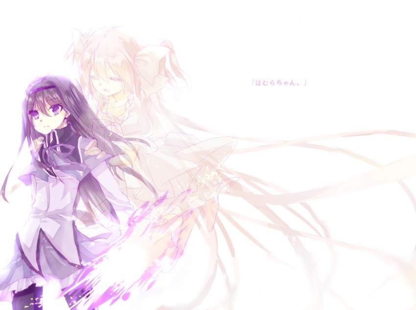 akemi homura, kaname madoka, and ultimate madoka (mahou shoujo madoka magica) drawn by tofu_chige