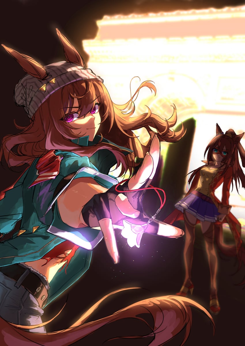 nakayama festa and el condor pasa (umamusume) drawn by gul_(parfaitgul)