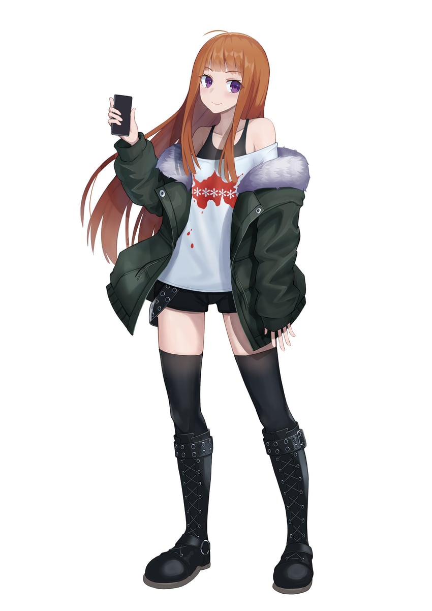 sakura futaba (persona and 1 more) drawn by masmas_(bugi)