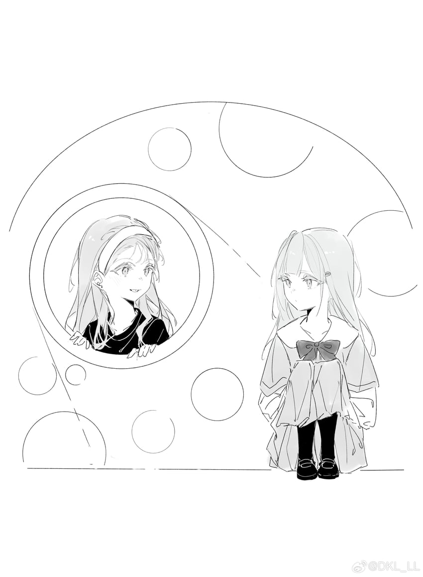 nagasaki soyo and wakaba mutsumi (bang dream! and 1 more) drawn by dkl_(dinosaurkl2)