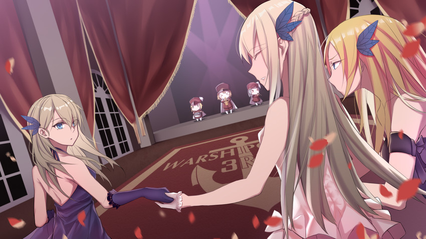 saratoga and lexington (warship girls r) drawn by cartonbox_(zhixiang_zhi)