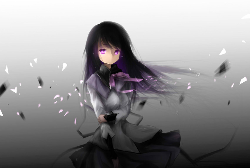 akemi homura (mahou shoujo madoka magica) drawn by mu_(1729032449)