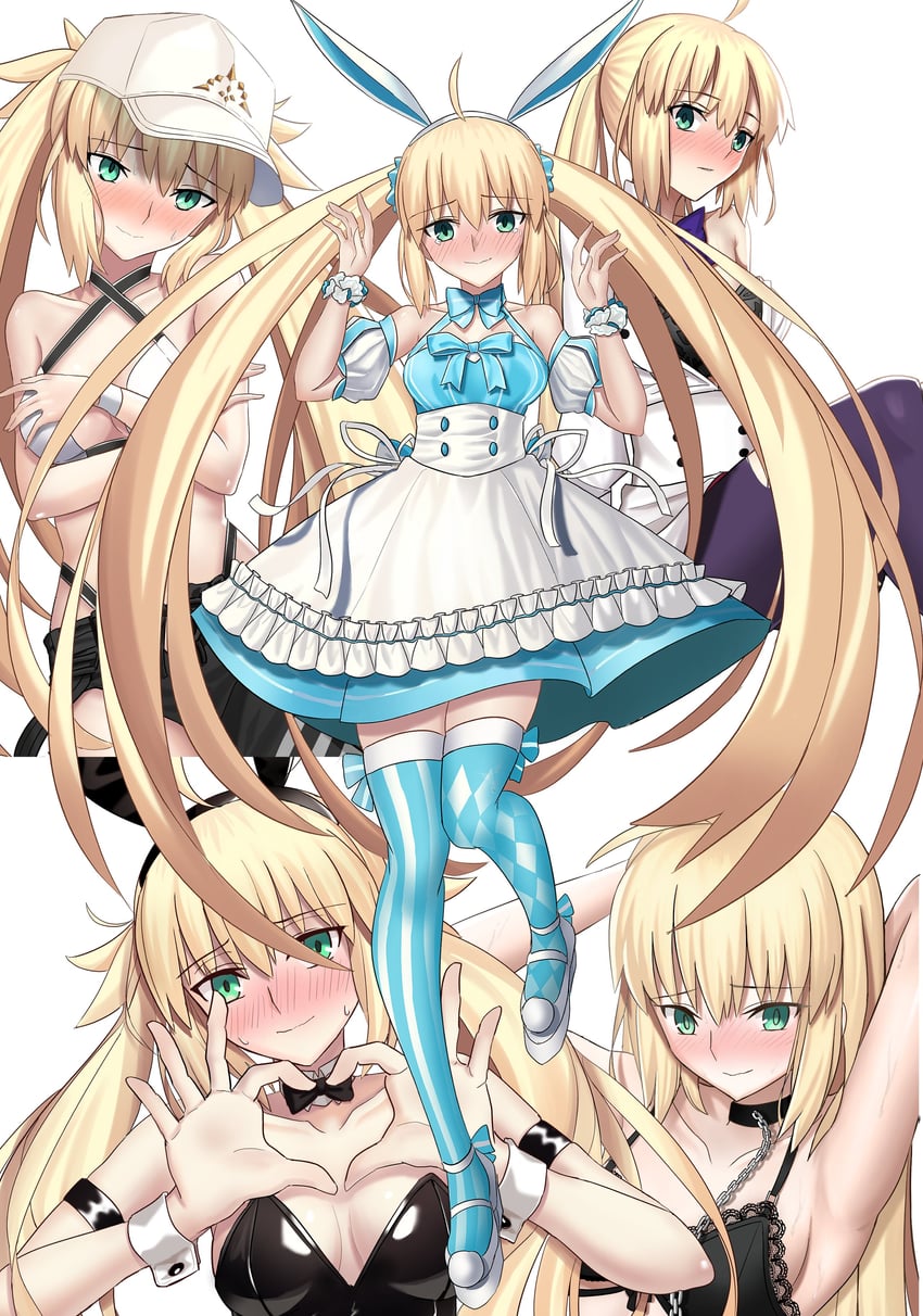 artoria pendragon and artoria caster (fate and 1 more) drawn by longdq3008