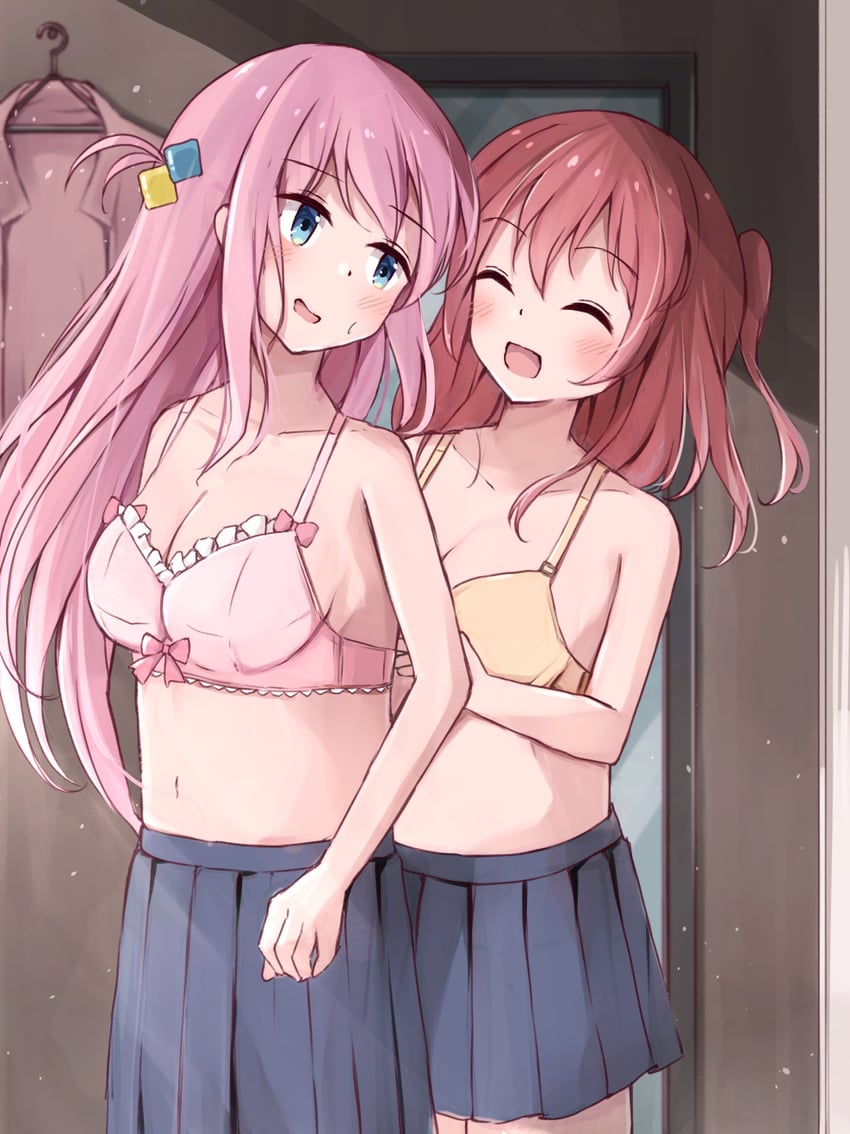 gotoh hitori and kita ikuyo (bocchi the rock!) drawn by sure_ibu