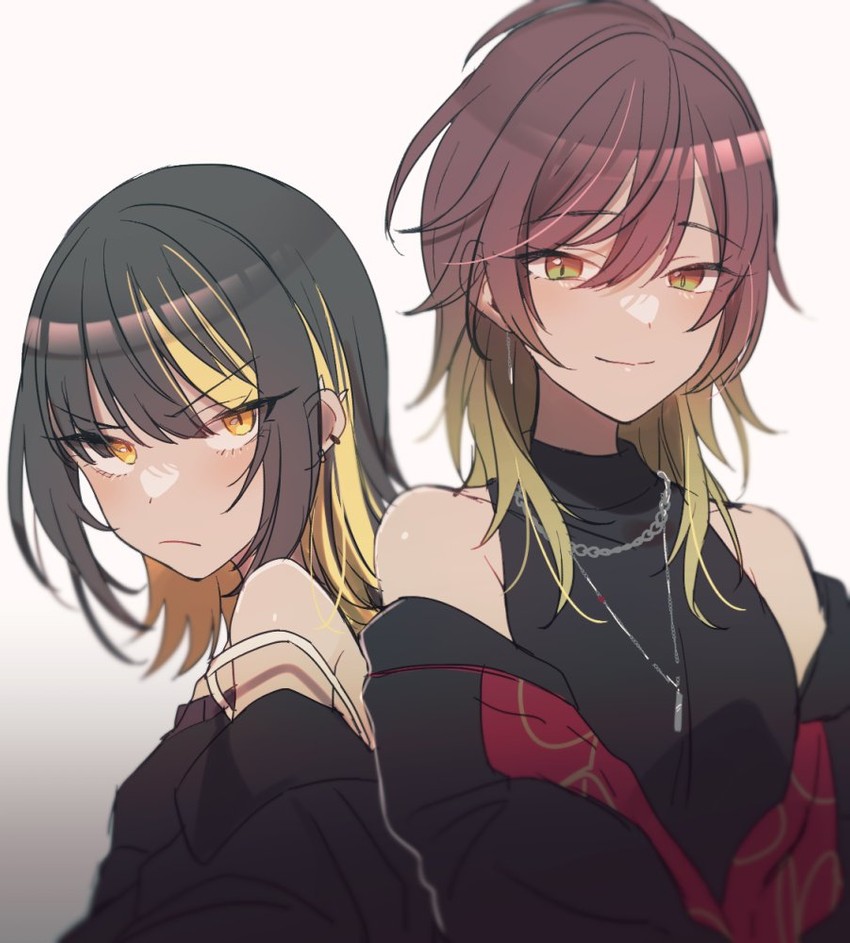 aketa mikoto and ikaruga luca (idolmaster and 1 more) drawn by koguma_poistar