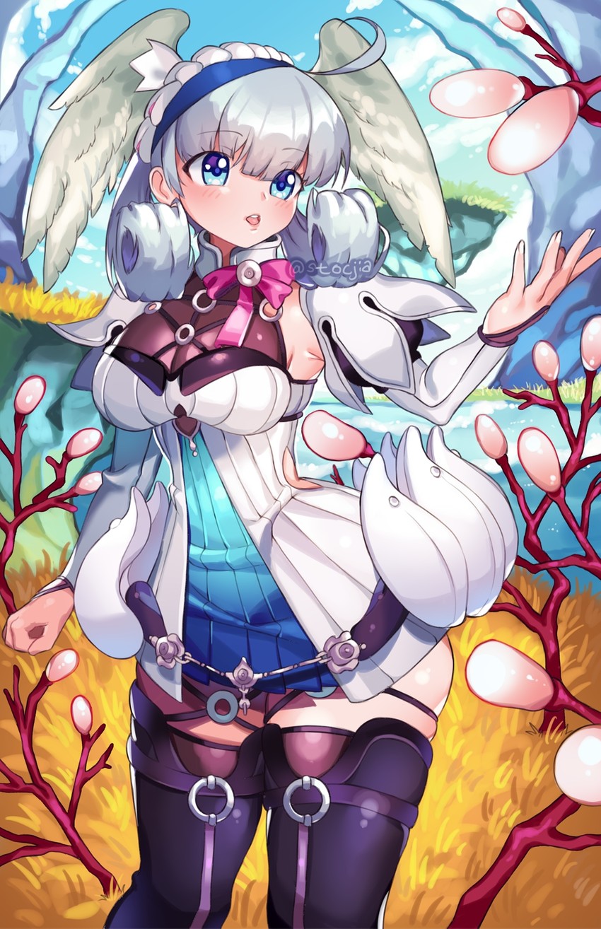 melia antiqua (xenoblade chronicles and 2 more) drawn by yagi_(kyuhyun)