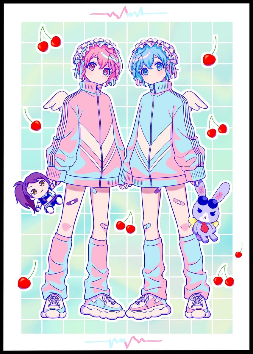 reona west, dorothy west, toudou shion, and usagi (pretty series and 1 more) drawn by mendamen