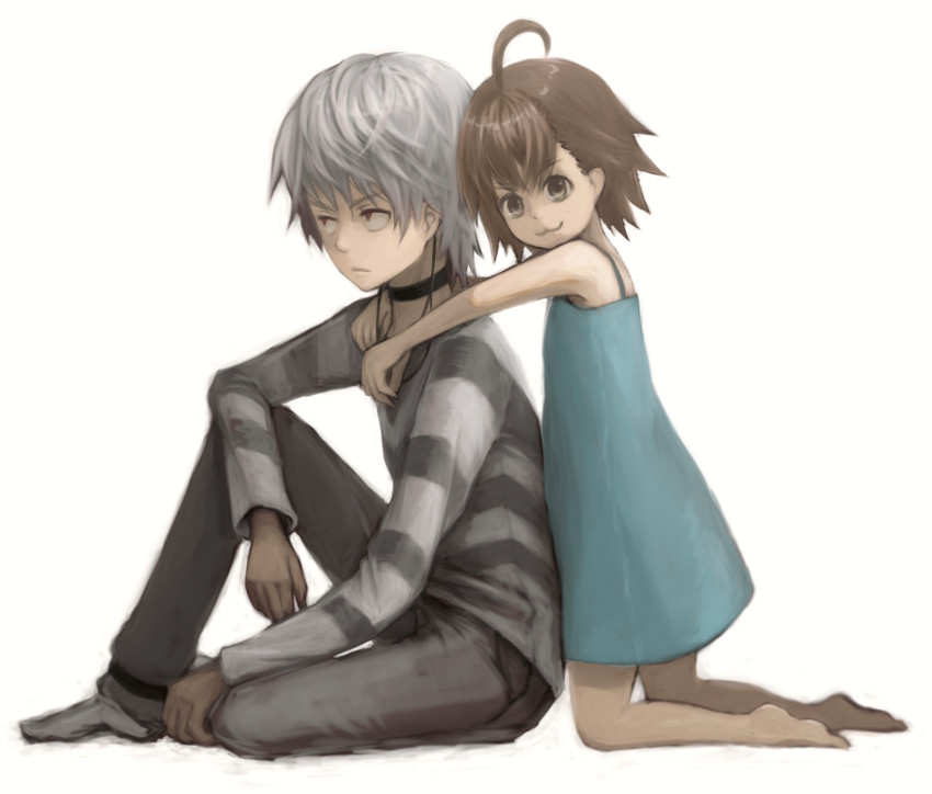 accelerator and last order (toaru majutsu no index) drawn by yoriko_(shiyo)