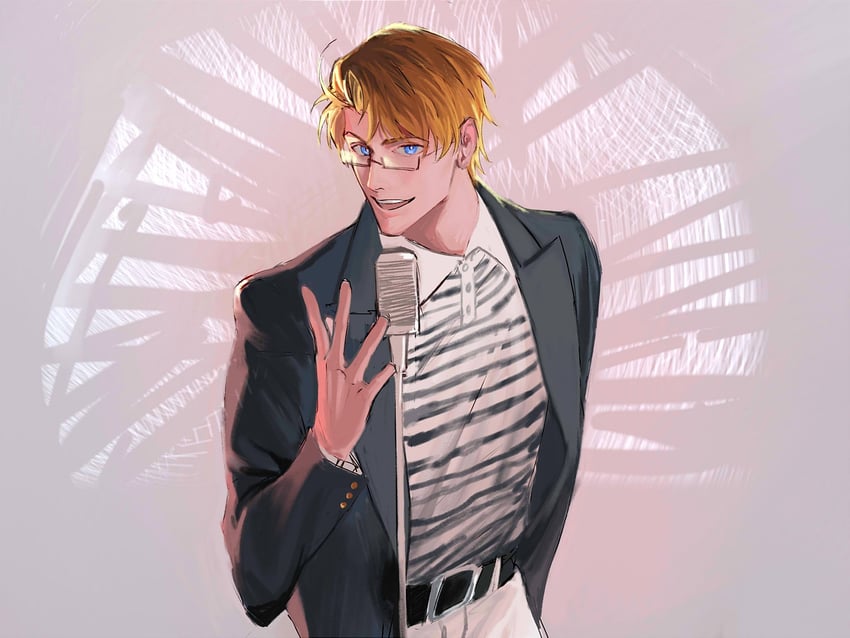 america and rick astley (axis powers hetalia and 1 more) drawn by brownrissss