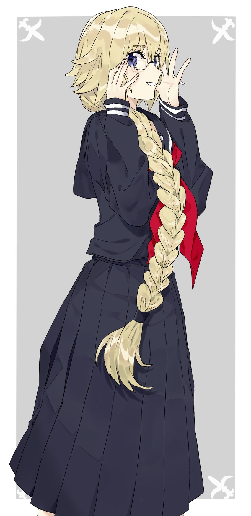 jeanne d'arc (fate and 1 more) drawn by machi_(wm)