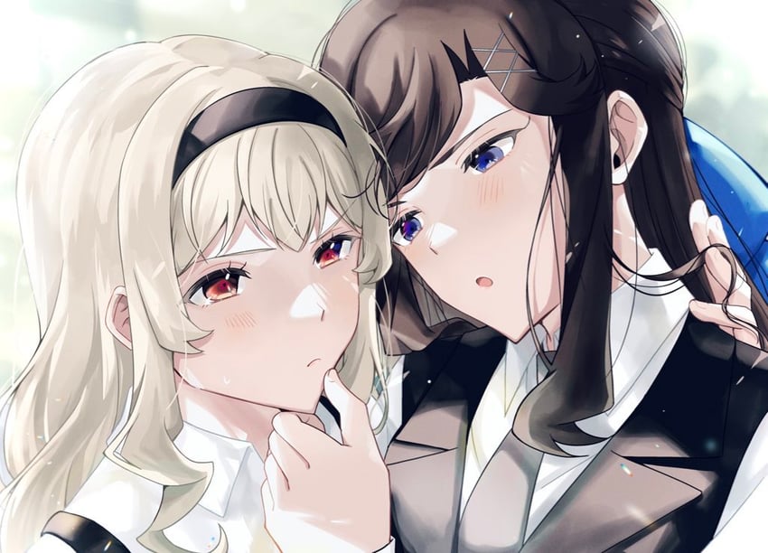 saijou claudine and tendou maya (shoujo kageki revue starlight) drawn by nijiko_(c2cs4q)