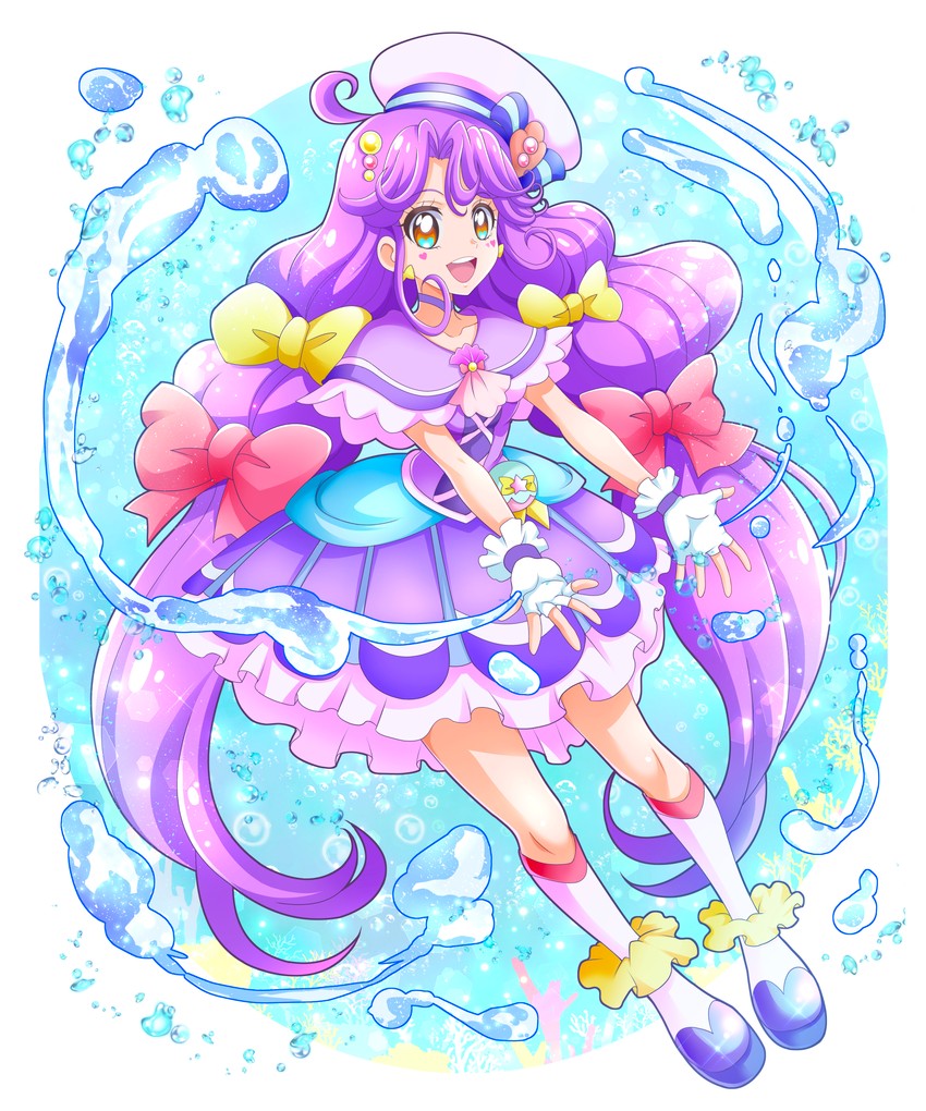 suzumura sango and cure coral (precure and 1 more) drawn by hanzou