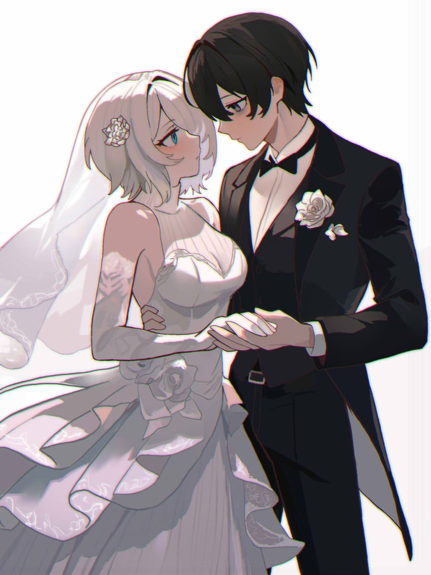 faust and yi sang (project moon and 1 more) drawn by past_desiderium