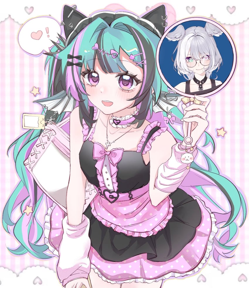 elira pendora and finana ryugu (nijisanji and 1 more) drawn by beomnootty