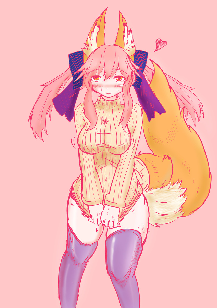 tamamo and tamamo no mae (fate and 1 more) drawn by mayoiinu-raining