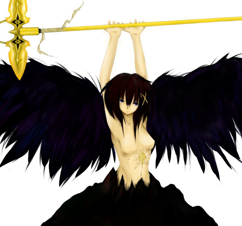 yagami hayate and schwertkreuz (lyrical nanoha and 2 more) drawn by shu