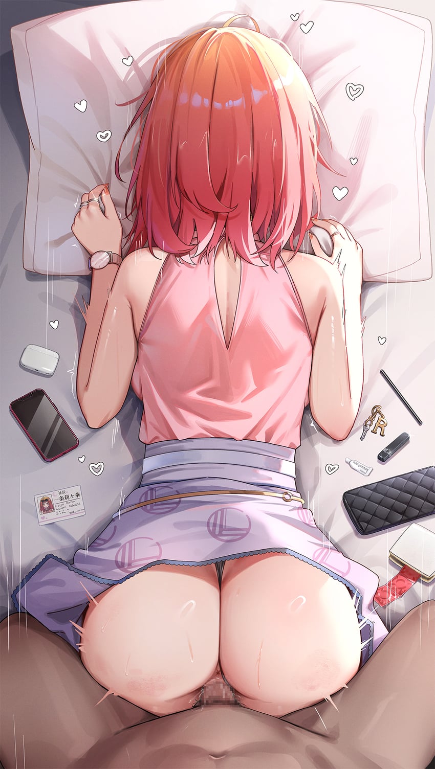 ichijou ririka (hololive and 1 more) drawn by bu_leike