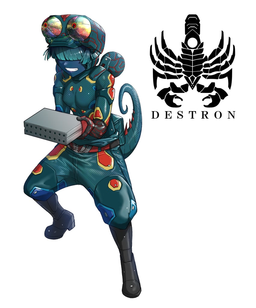 chameleon (kamen rider and 1 more) drawn by eidenjyou1997