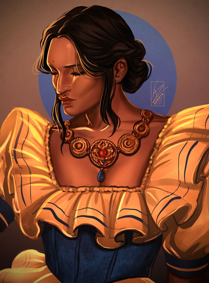 josephine montilyet (dragon age and 1 more) drawn by az_(azperja)