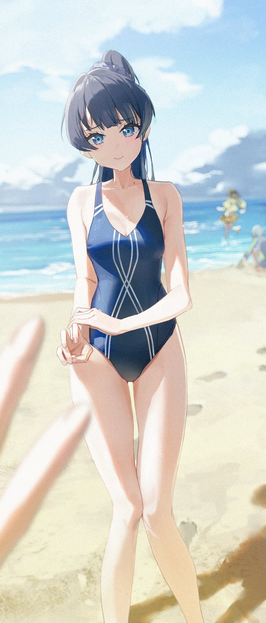 murano sayaka, yugiri tsuzuri, and kachimachi kosuzu (love live! and 1 more) drawn by moshi_(0364p)