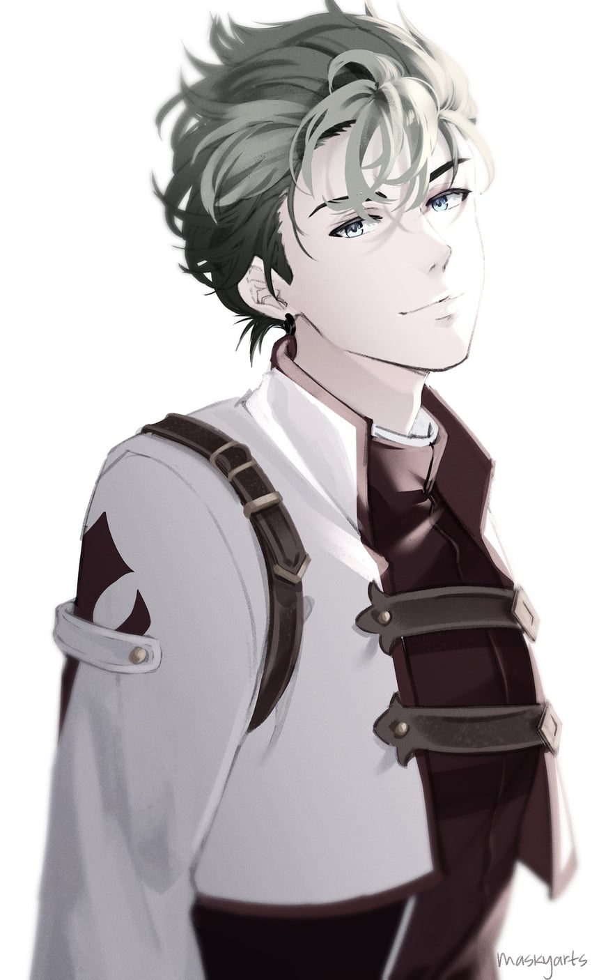 kevin graham (eiyuu densetsu and 1 more) drawn by maskyarts