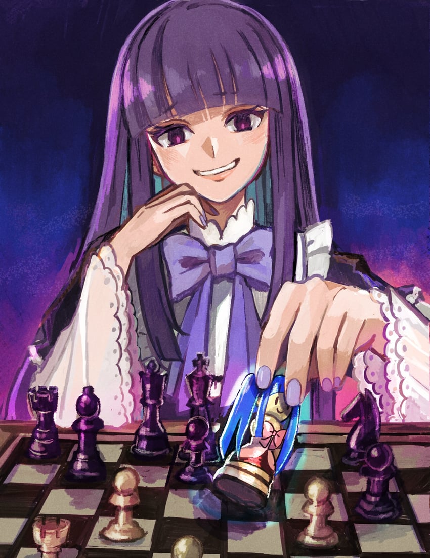 frederica bernkastel and furudo erika (umineko no naku koro ni) drawn by nauka