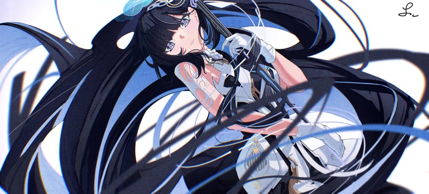 selena and selena: pianissimo (punishing: gray raven) drawn by puyuyan