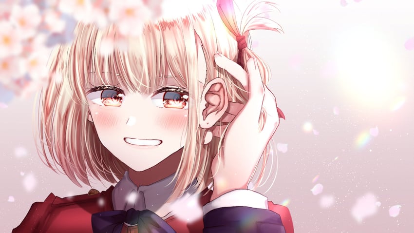 nishikigi chisato and inoue takina (lycoris recoil) drawn by nndm_ak