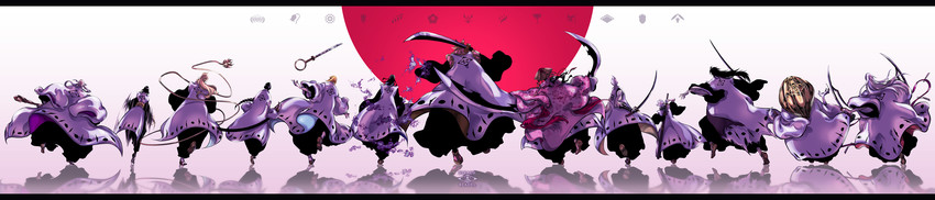 sui-feng, unohana retsu, hitsugaya toushirou, hirako shinji, kuchiki byakuya, and 8 more (bleach) drawn by dotpaper