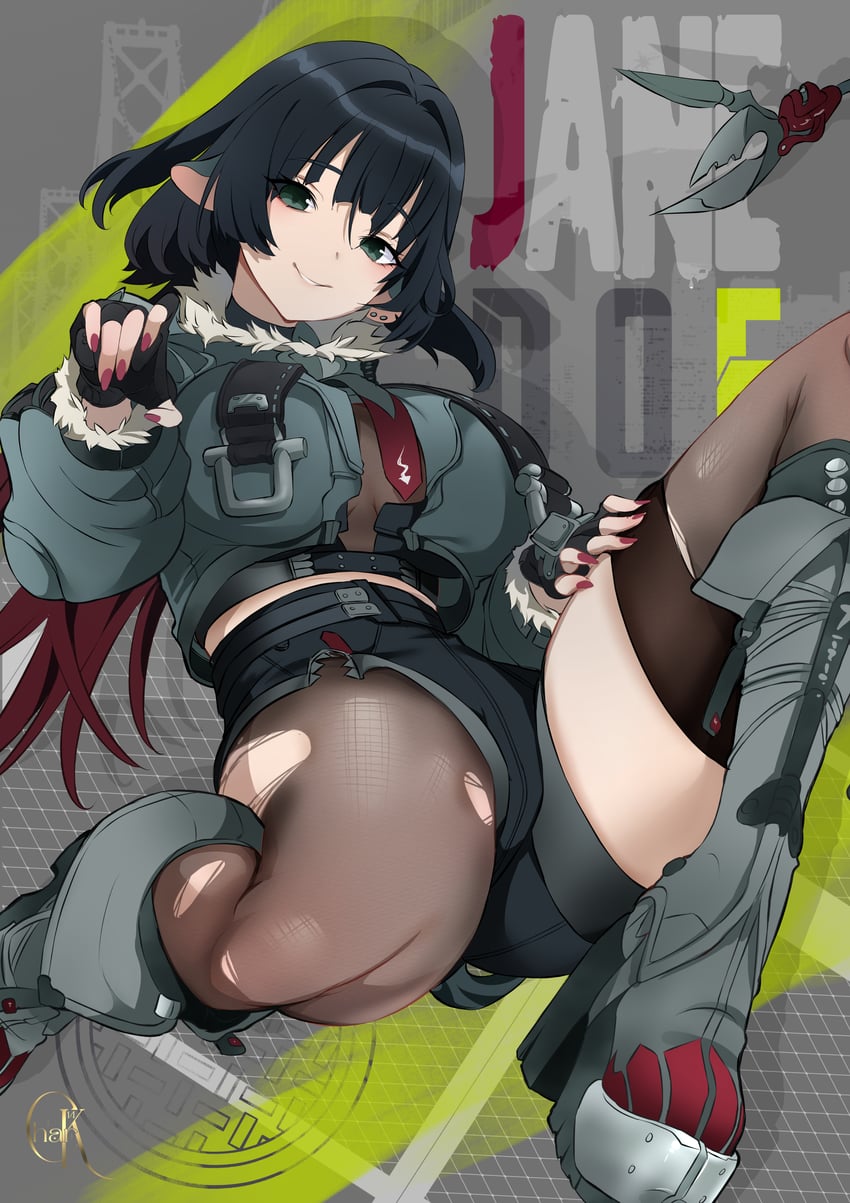 jane doe (zenless zone zero) drawn by chark14