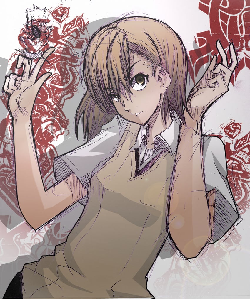 misaka mikoto (toaru majutsu no index and 1 more) drawn by julioalqae