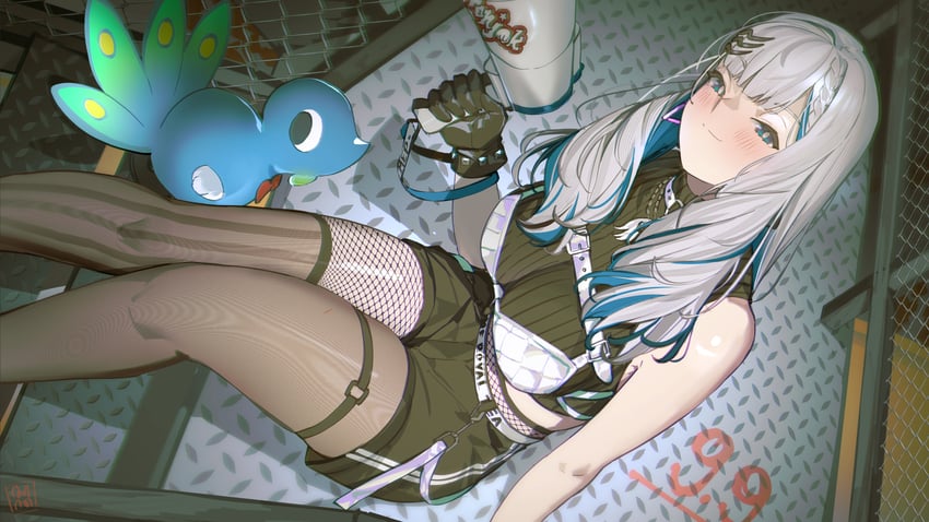 pavolia reine (hololive and 1 more) drawn by sen-jou