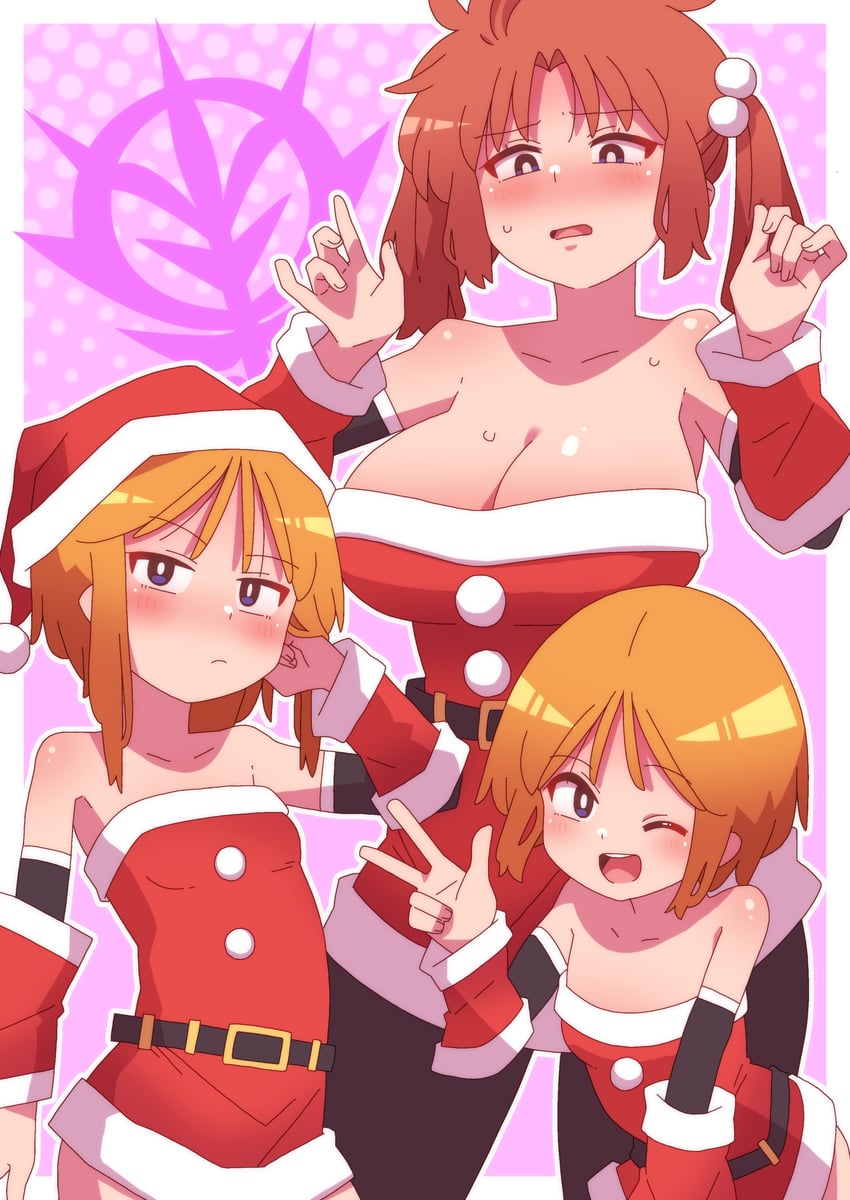 puru two, elpeo puru, and marida cruz (gundam and 2 more) drawn by onimaru_(onimal7802)