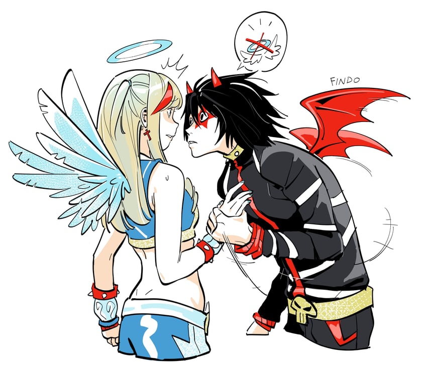 l and amane misa (death note) drawn by findoworld