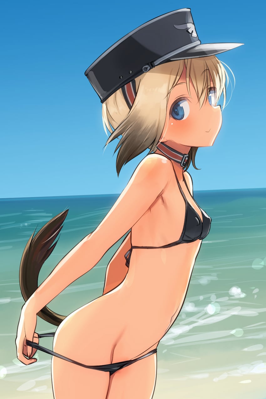 erica hartmann (world witches series and 1 more) drawn by shimada_fumikane