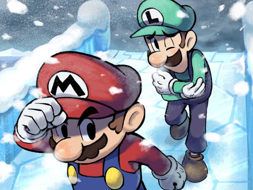 mario and luigi (mario and 2 more) drawn by ya_mari_6363